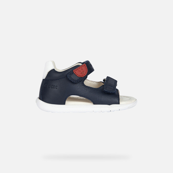 Sandals with straps SANDAL MACCHIA BABY Navy | GEOX