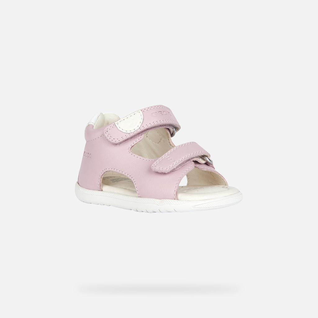 Geox® MACCHIA: Baby's rose Sandals With Straps | Geox®