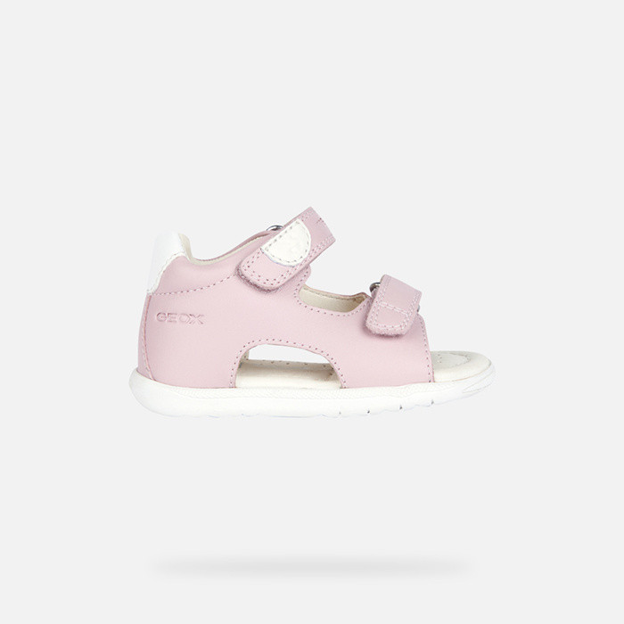 Sandalen mit riemchen SANDAL MACCHIA BABY Rosa | GEOX