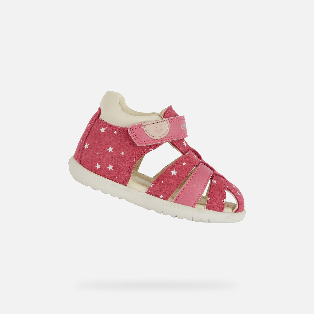 GEOX Shoes Sandal Macchia Baby Girl Dark Pink Size 19