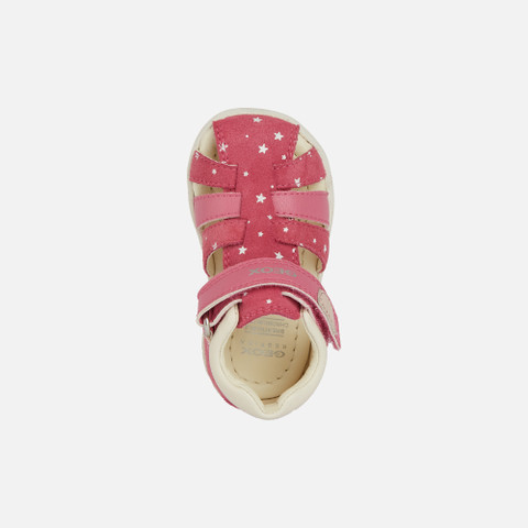 closed toe sandals SANDAL MACCHIA BABY GIRL Dark Pink - image number 5 | GEOX