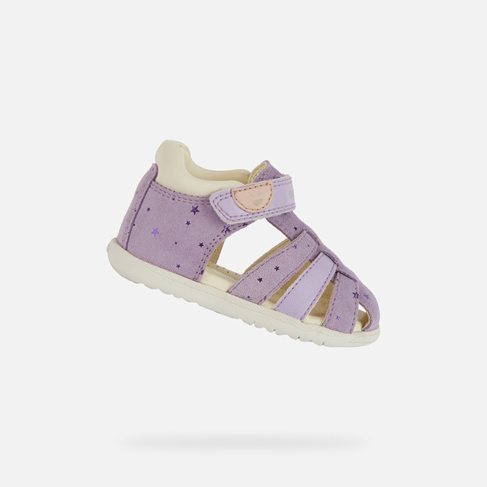 Closed toe sandals SANDAL MACCHIA TODDLER Lilac | GEOX