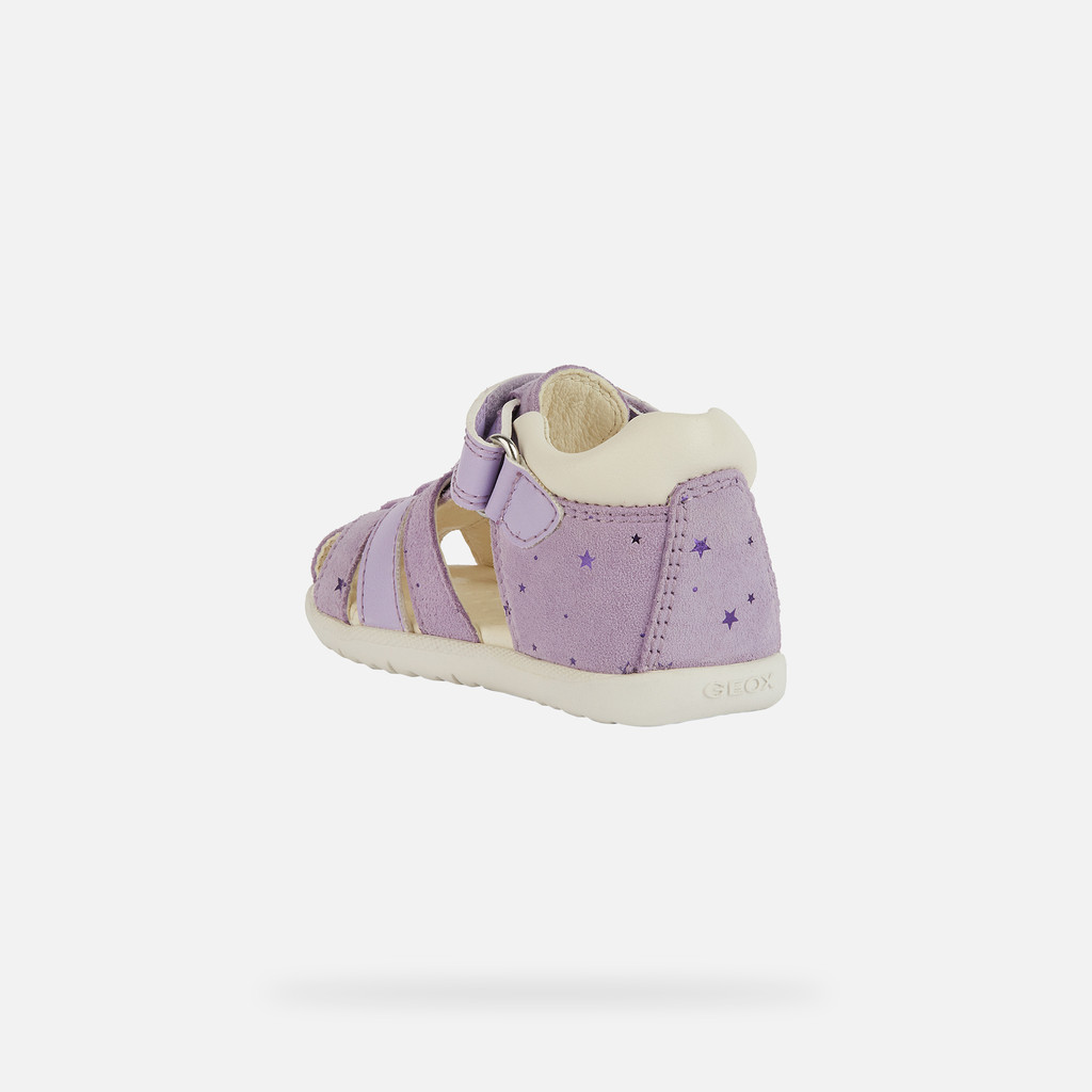 GEOX Shoes Sandal Macchia Baby Girl Lilac Size 19