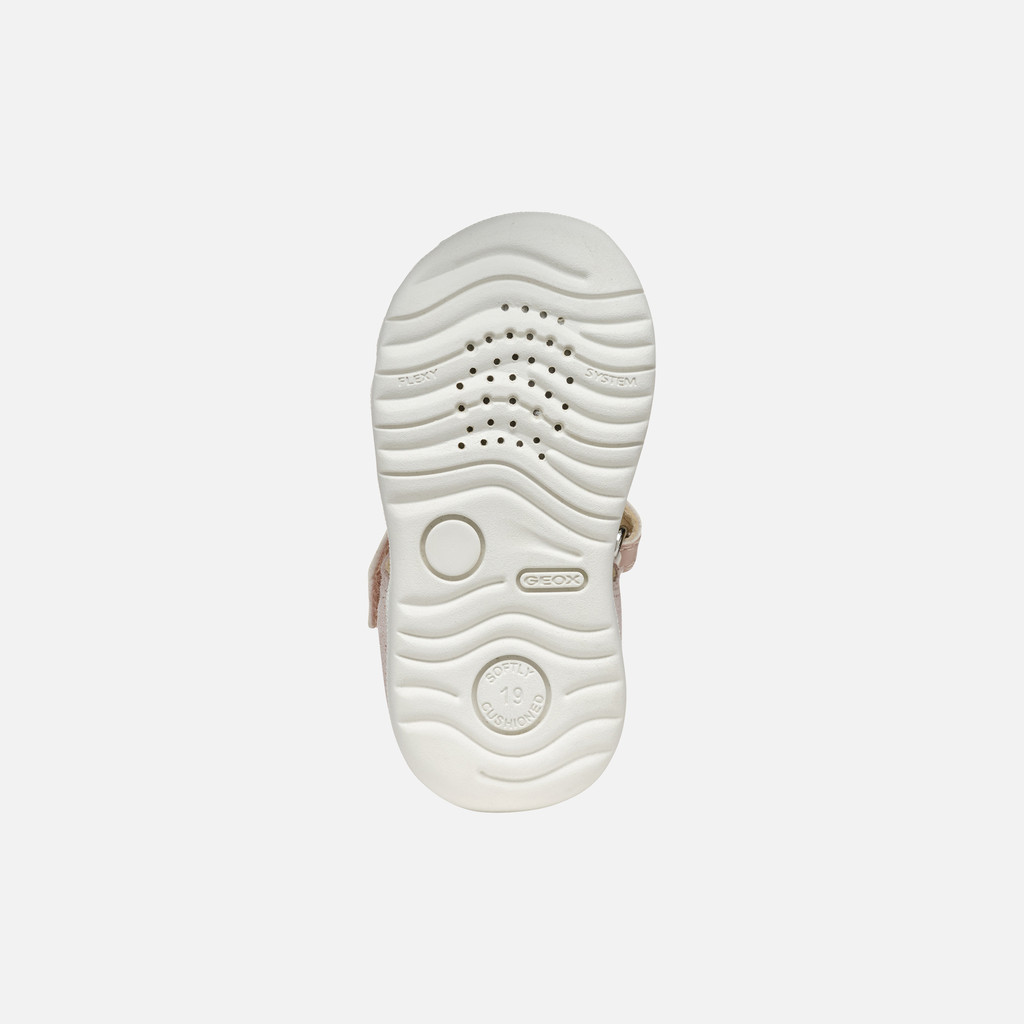Chaussures Geox Bébé Fille - Modèle B MACCHIA - Taille 18 EU - Rose - Premiers Pas Respirants