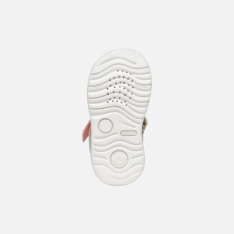 Closed toe sandals SANDAL MACCHIA BABY GIRL Light Rose/Multicolor - image number 6 | GEOX