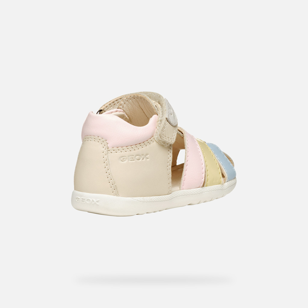 Chaussures Premier Pas Geox Pour Bébé Fille - Légeres, Amortissantes, Système Zéro Shock - Faciles à Enfiler
