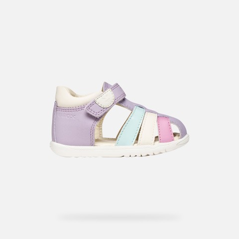 Geschlossene Sandalen SANDAL MACCHIA BABY MÄDCHEN Lila/Blaugrün - image number 1 | GEOX