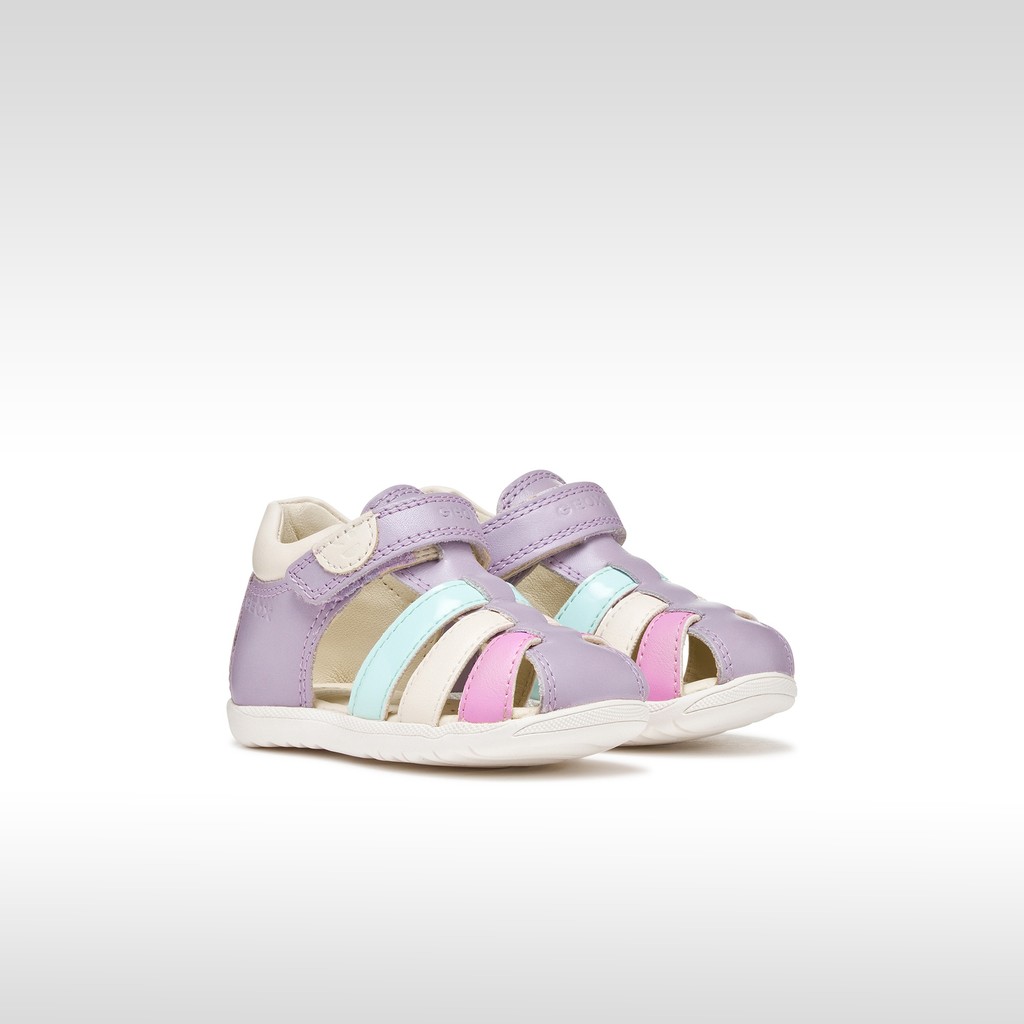 Sandali chiusi SANDAL MACCHIA NEONATA Lilla/Acqua - image number 1 | GEOX