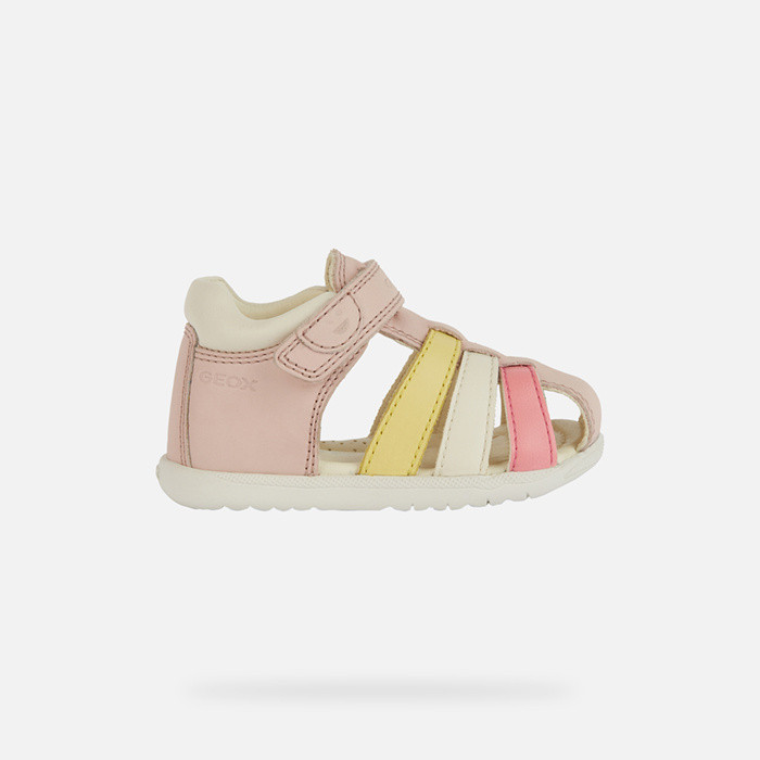 Closed toe sandals SANDAL MACCHIA BABY Light Rose/Multicolor | GEOX