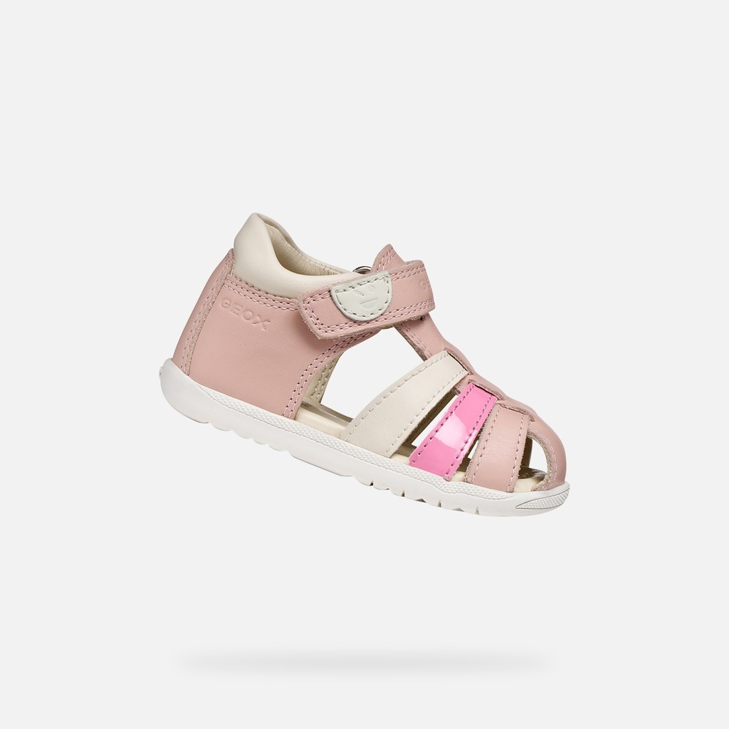 Closed toe sandals SANDAL MACCHIA BABY Light rose/Rose - image number 0 | GEOX