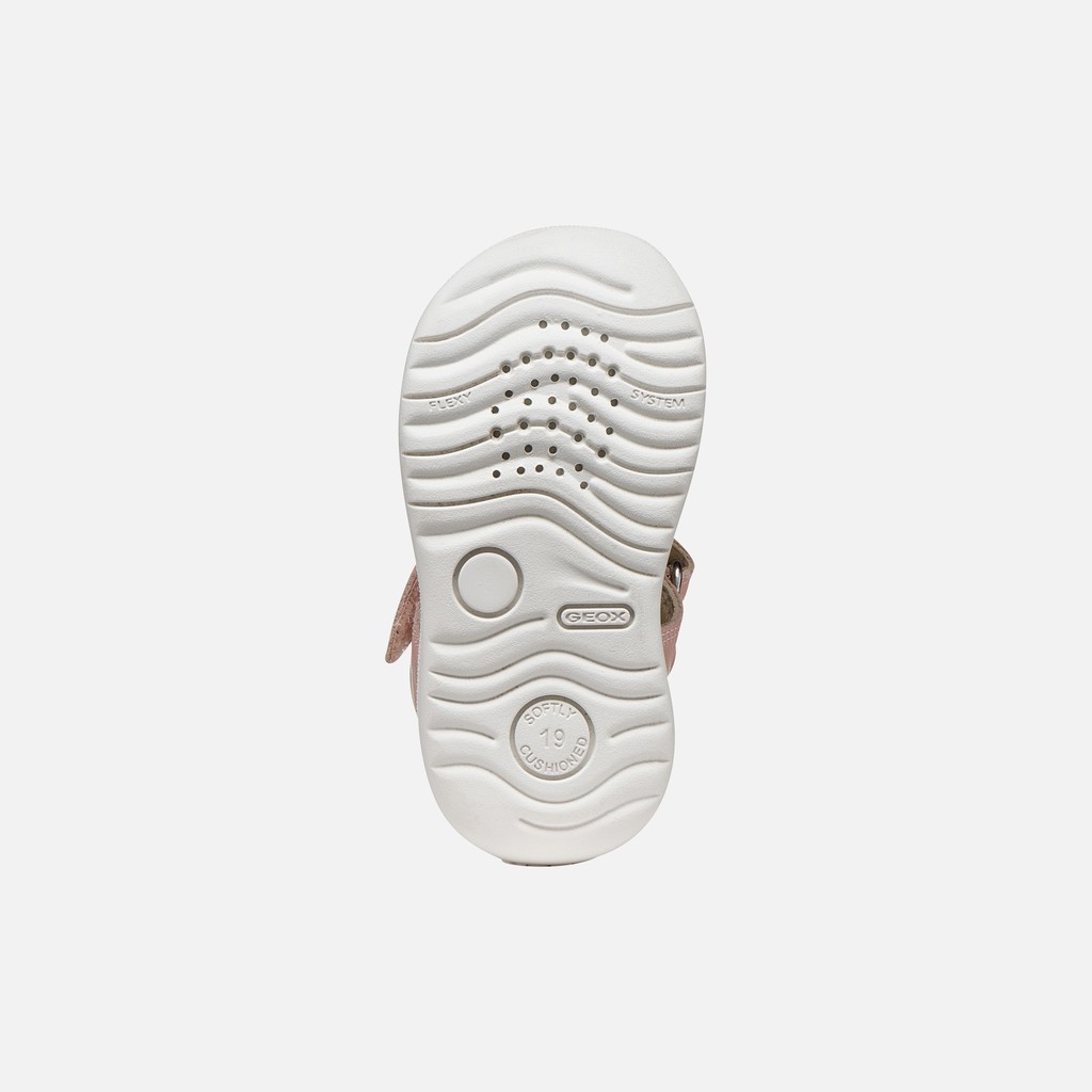 Closed toe sandals SANDAL MACCHIA BABY Light rose/Rose - image number 5 | GEOX