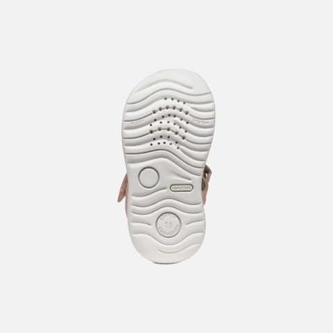 Closed toe sandals SANDAL MACCHIA BABY Light rose/Rose - image number 5 | GEOX