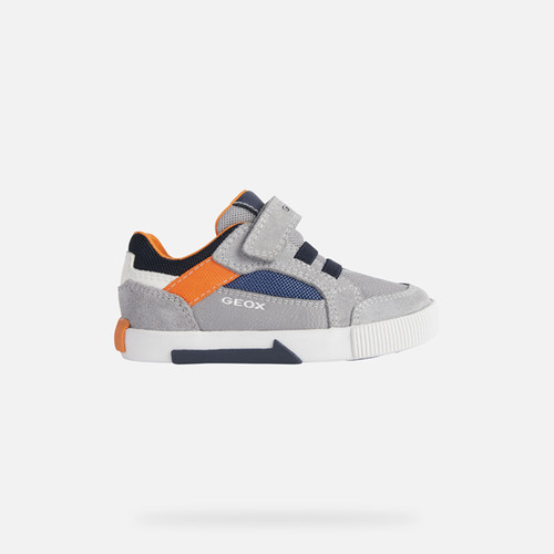 Sneakers KILWI TODDLER BOY Light grey/Orange | GEOX