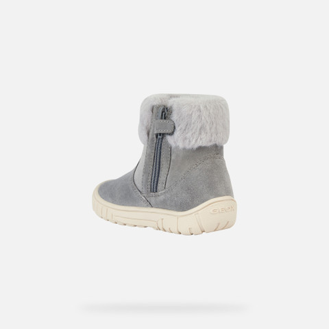 waterproof boots OMAR TODDLER GIRL Grey - image number 3 | GEOX