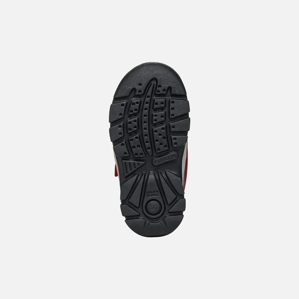 waterproof boots FLANFIL ABX BABY Black/Red - image number 6 | GEOX