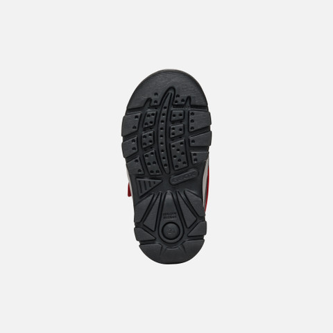 waterproof boots FLANFIL ABX BABY Black/Red - image number 6 | GEOX