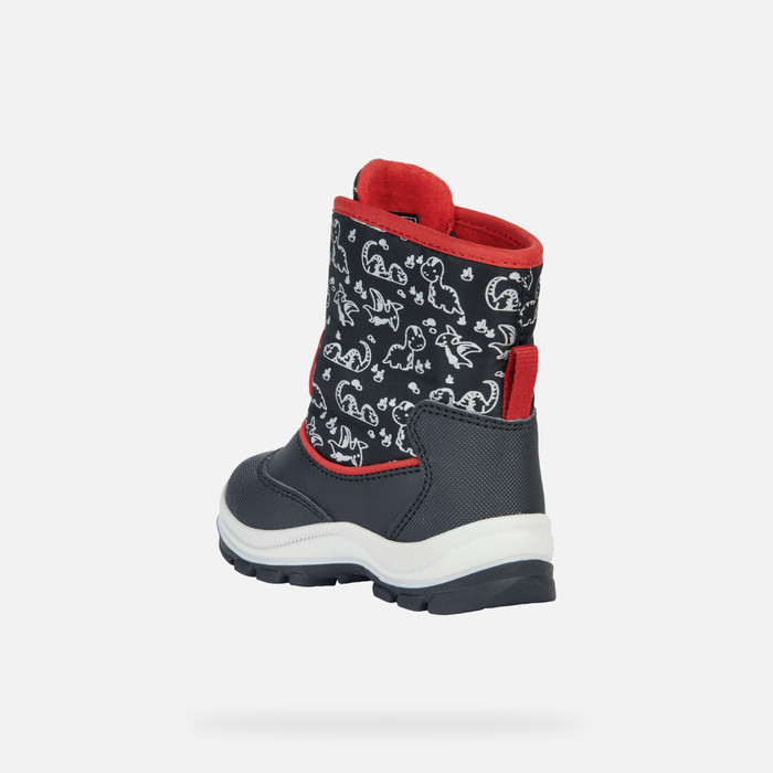 Geox® FLANFIL B ABX: Waterproof Boots Black Baby | Geox® FW