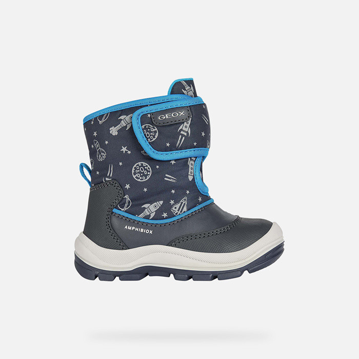 Waterproof shoes FLANFIL ABX BABY Navy/Royal | GEOX