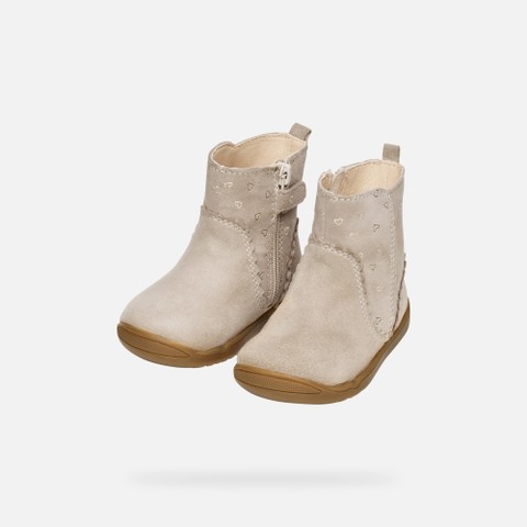 Bottillons MACCHIA BÉBÉ FILLE Beige - image number 7 | GEOX