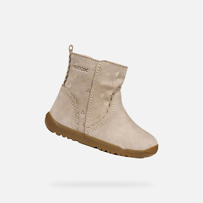 Schnürstiefeletten MACCHIA BABY MÄDCHEN Beige | GEOX