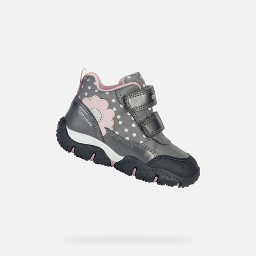 SNEAKERS BABY BALTIC ABX TODDLER - GREY/PINK