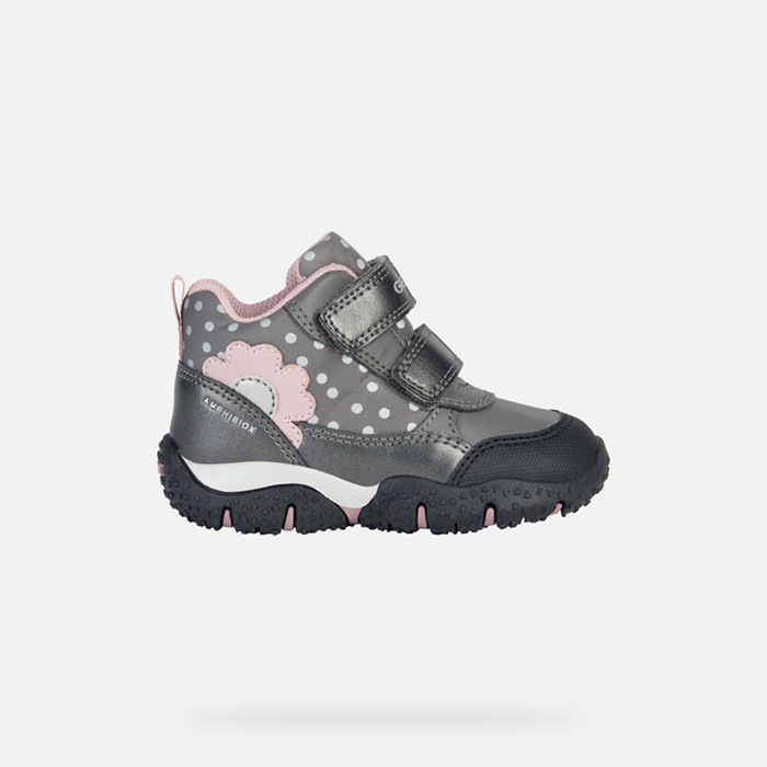 Waterproof shoes BALTIC ABX TODDLER GIRL Grey/Pink | GEOX