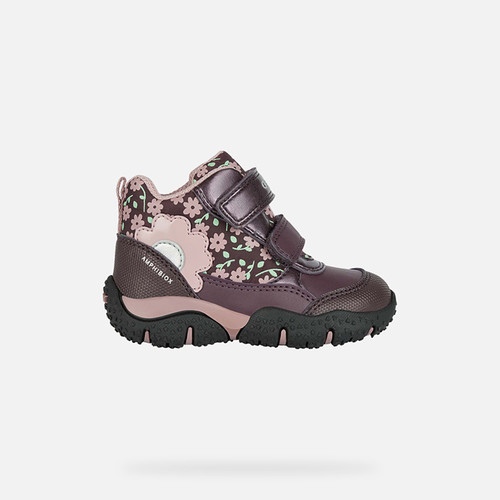 Waterproof shoes BALTIC ABX TODDLER GIRL Prune/Dark Pink | GEOX