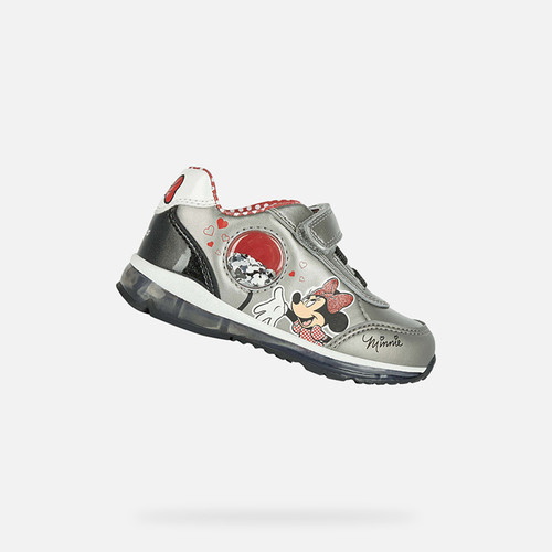 SNEAKERS BABY TODO BABY - SILVER/RED