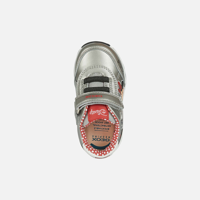 SNEAKERS BABY TODO BABY - SILVER/RED