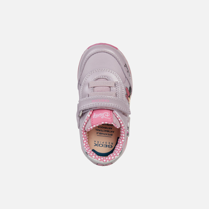 Momento Enorme Granjero Geox® TODO Bebés: Sneakers Rosa oscuro | Geox® Disney