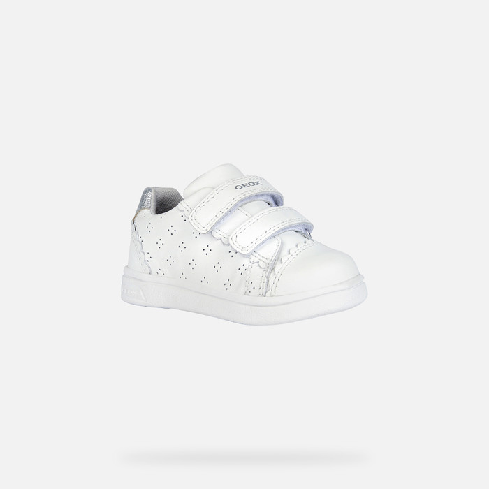 Geox® Zapatos Velcro Blancos Bébé Niña | Geox®