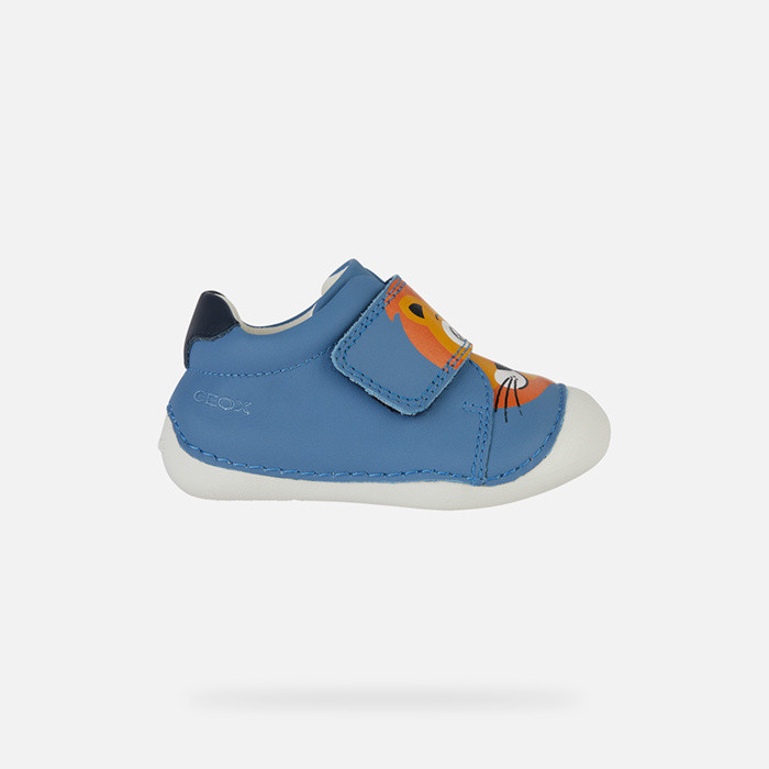 Zapatos con velcro TUTIM BÉBÉ Azul colombino | GEOX