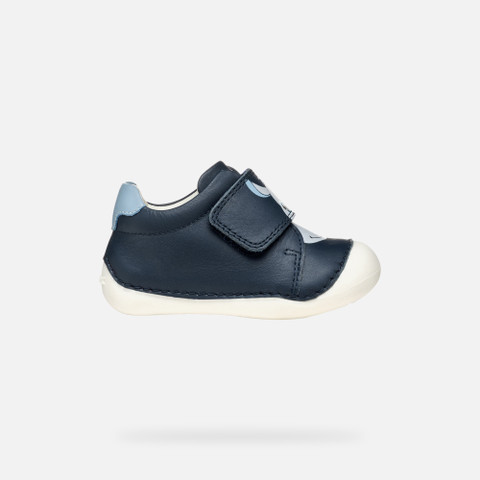velcro shoes TUTIM BABY Navy/Light sky - image number 1 | GEOX