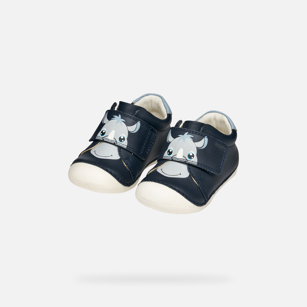 velcro shoes TUTIM BABY Navy/Light sky - image number 7 | GEOX