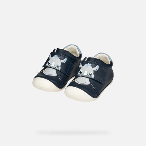 velcro shoes TUTIM BABY Navy/Light sky - image number 7 | GEOX