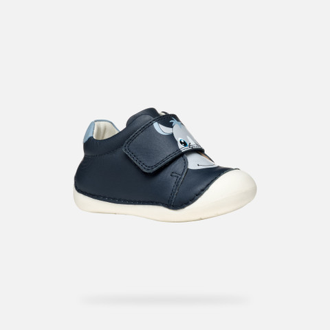 velcro shoes TUTIM BABY Navy/Light sky - image number 2 | GEOX