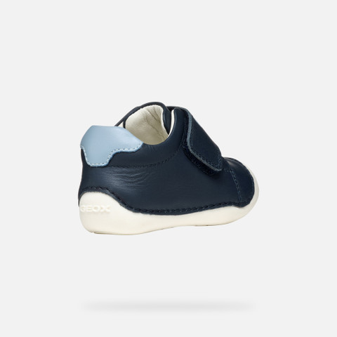 velcro shoes TUTIM BABY Navy/Light sky - image number 4 | GEOX