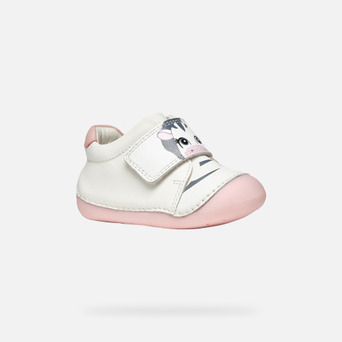 velcro shoes TUTIM BABY White/Rose - image number 2 | GEOX