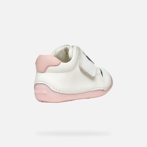 velcro shoes TUTIM BABY White/Rose - image number 4 | GEOX
