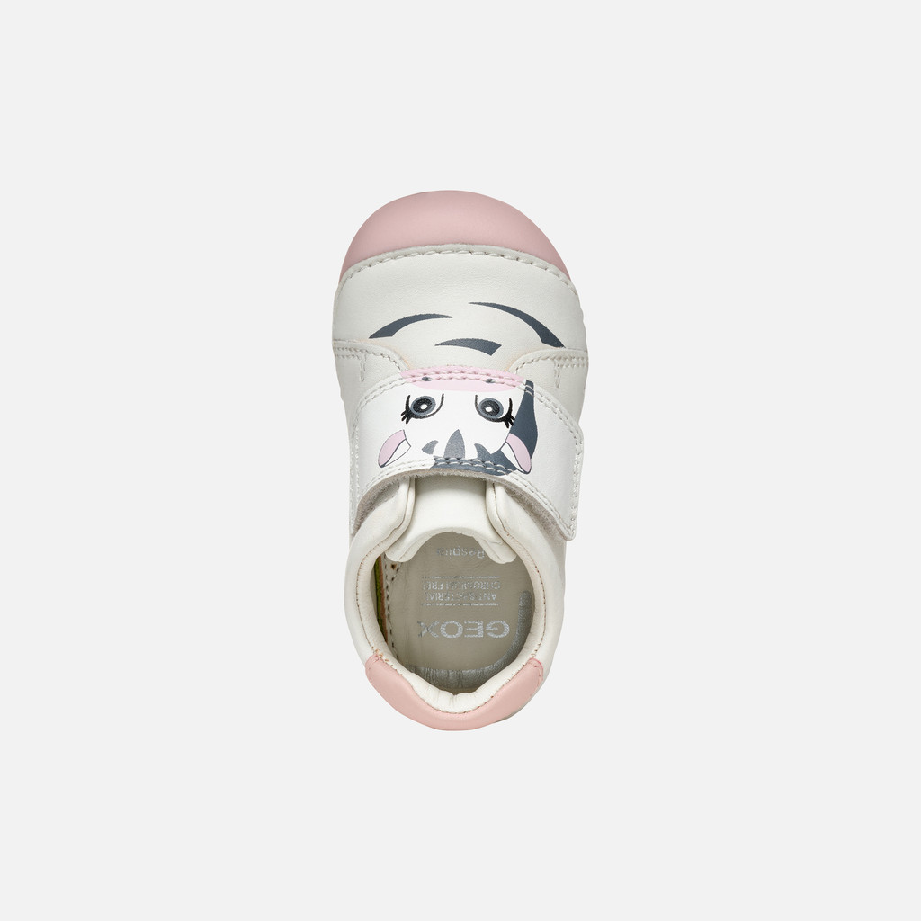 velcro shoes TUTIM BABY White/Rose - image number 5 | GEOX