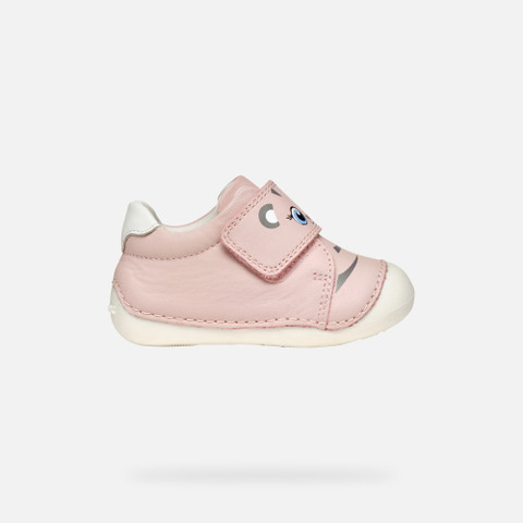 velcro shoes TUTIM BABY Rose/White - image number 1 | GEOX