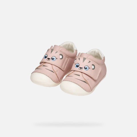 velcro shoes TUTIM BABY Rose/White - image number 7 | GEOX