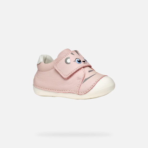 velcro shoes TUTIM BABY Rose/White - image number 2 | GEOX