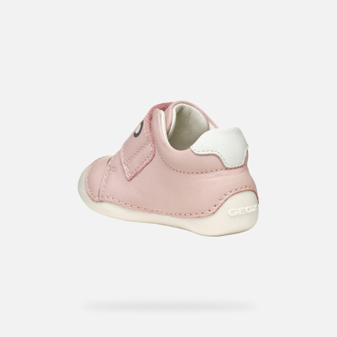 velcro shoes TUTIM BABY Rose/White - image number 3 | GEOX