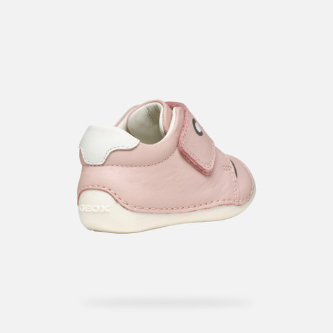 velcro shoes TUTIM BABY Rose/White - image number 4 | GEOX