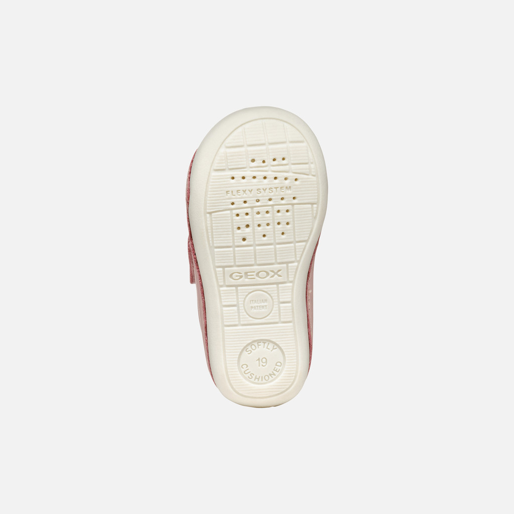 velcro shoes TUTIM BABY Rose/White - image number 6 | GEOX