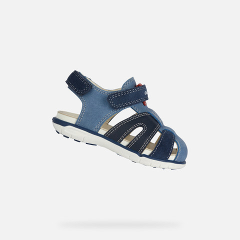 Geox DELHI Baby Boy s Blue Closed Toe Sandals Geox