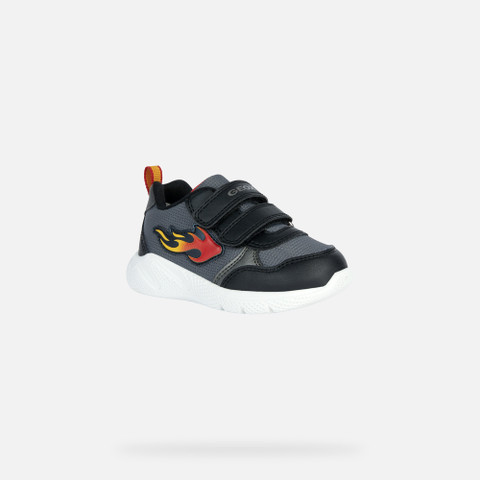 velcro shoes SPRINTYE TODDLER BOY Black/Red - image number 2 | GEOX