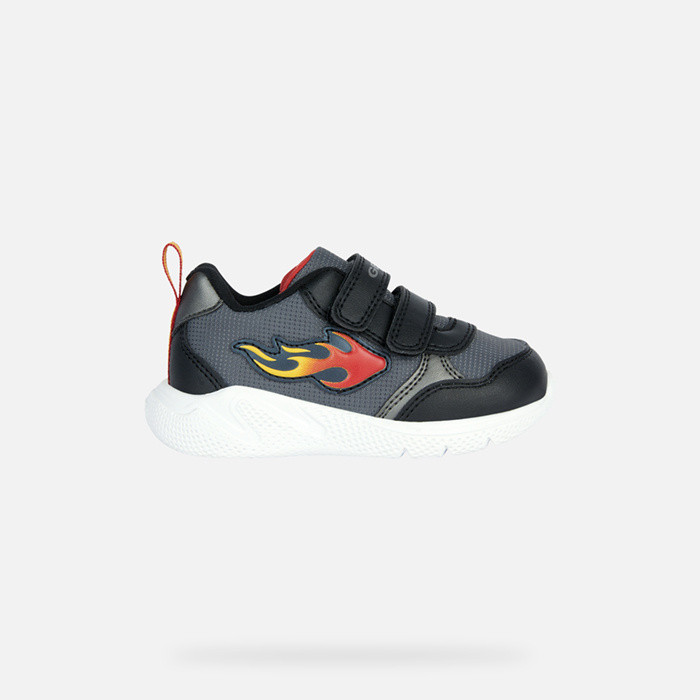 Velcro shoes SPRINTYE TODDLER Black/Red | GEOX