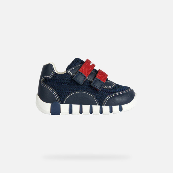 Sneakers mit riemchen IUPIDOO BABY JUNGE Marineblau | GEOX